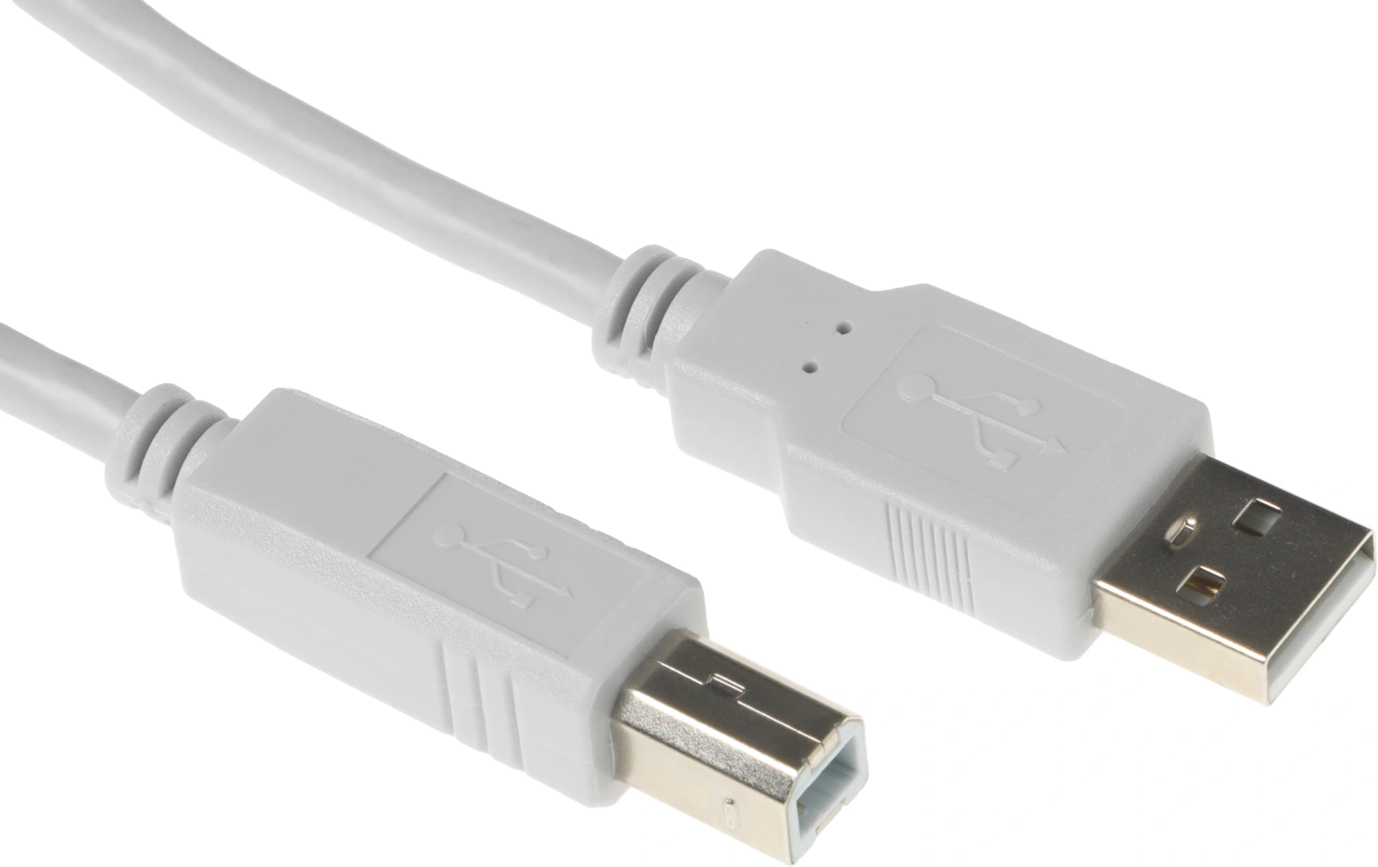 Кабель Buro USB A(m) USB B(m) 1.8м (USB2.0-AM/BM-1.8M-MG) феррит.кольца серый — миниатюра 9