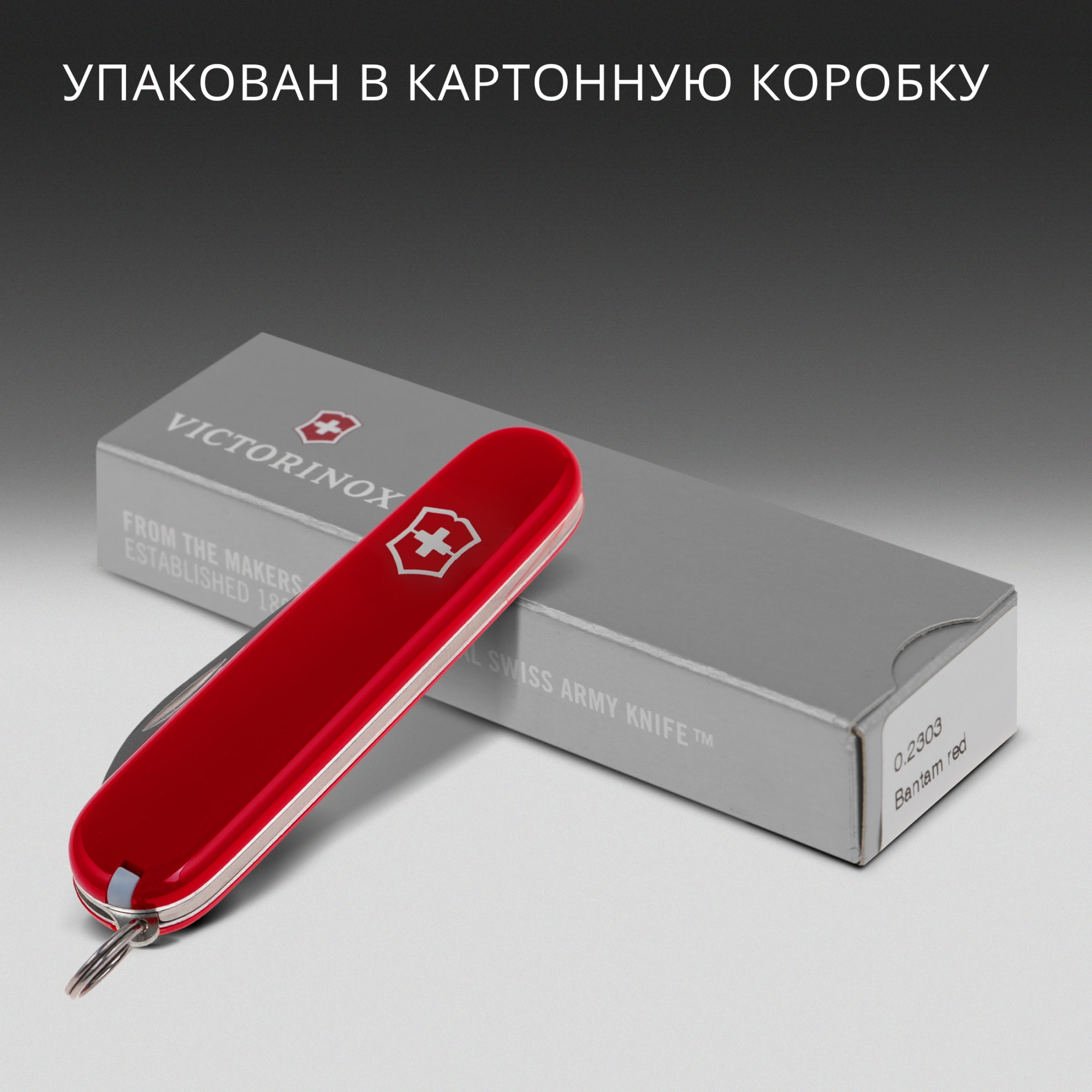 Нож перочинный Victorinox Bantam (0.2303) 84мм 8функц. красный карт.коробка — миниатюра 14
