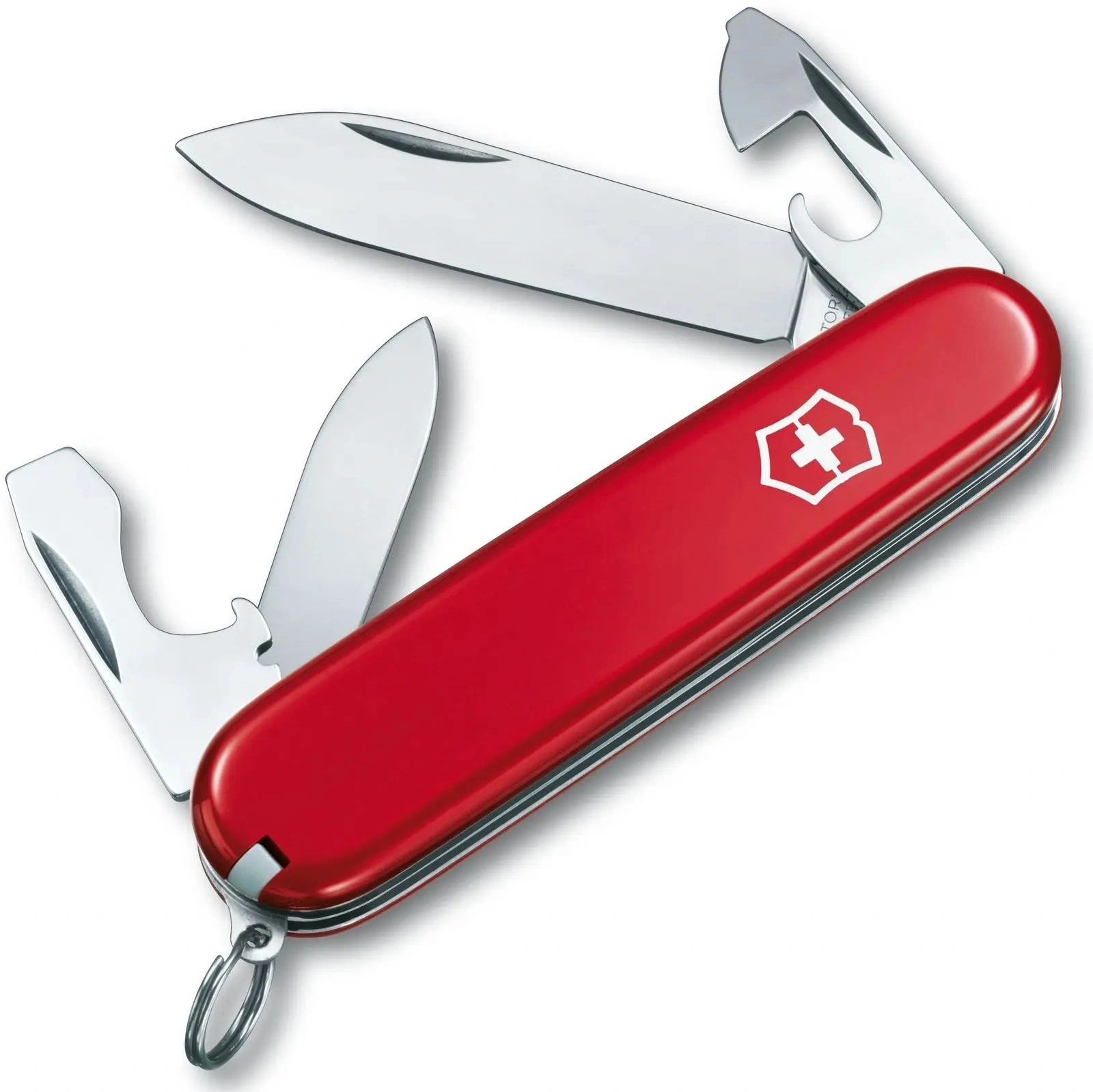 Нож перочинный Victorinox Recruit (0.2503) 84мм 10функц. красный карт.коробка — фото 1