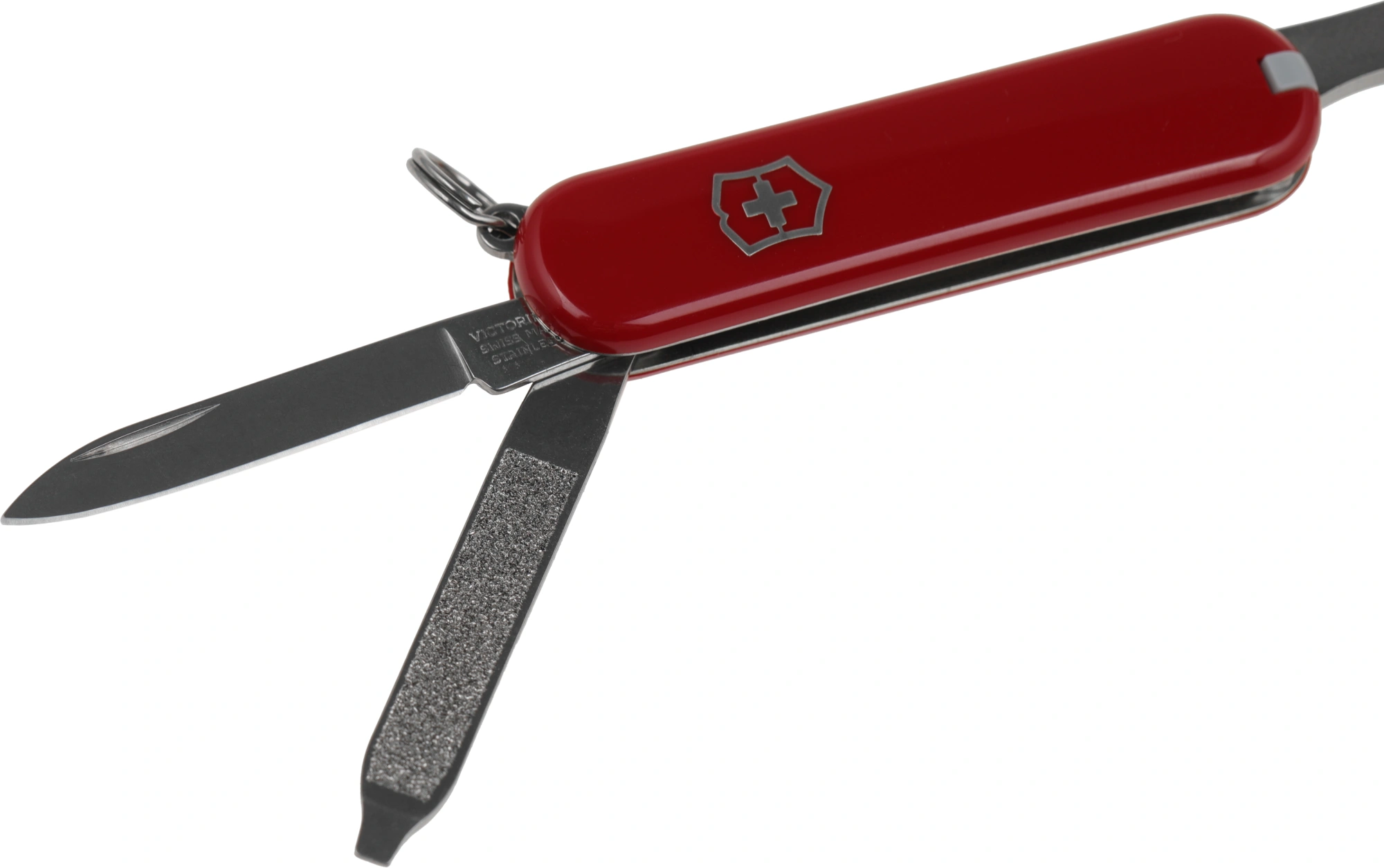 Нож перочинный Victorinox Rally (0.6163) 58мм 9функц. красный карт.коробка — миниатюра 6