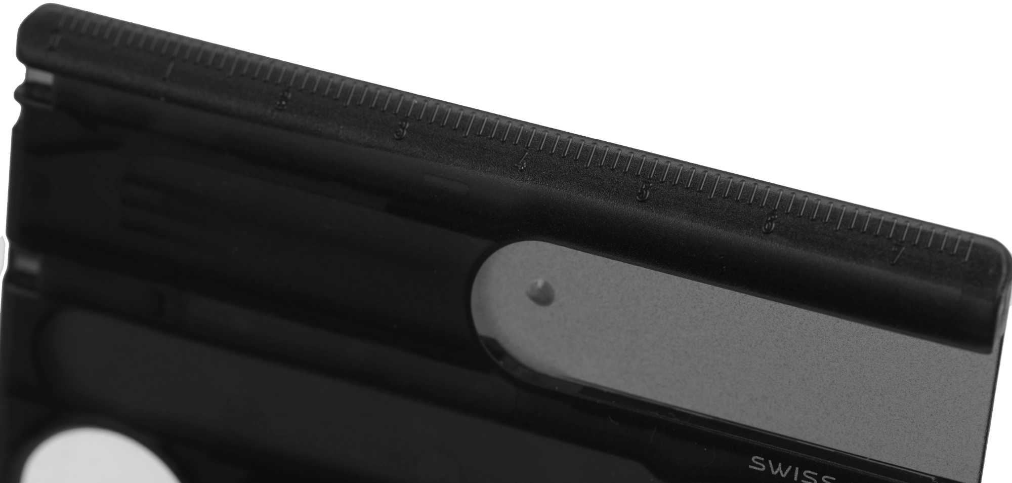 Швейцарская карта Victorinox SwissCard Lite (0.7333.T3) черный полупрозрачный коробка подарочная — миниатюра 3