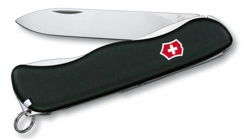 Нож перочинный Victorinox Sentinel (0.8413.3) 111мм 4функц. черный карт.коробка — миниатюра 2