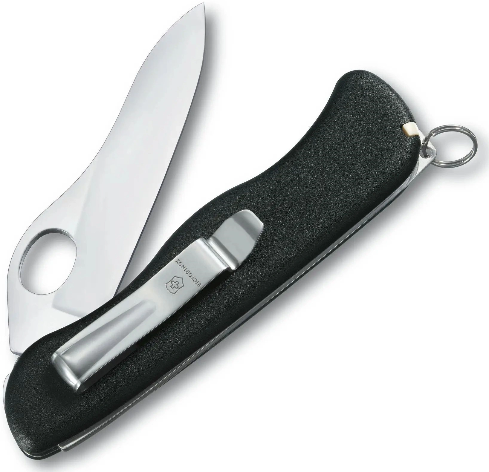 Нож перочинный Victorinox Sentinel One Hand (0.8416.M3) 111мм 5функц. черный карт.коробка — миниатюра 2