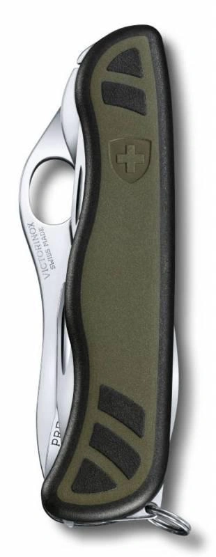 Нож перочинный Victorinox 0.8461.MWCH 111мм 10функц. зеленый/черный карт.коробка — миниатюра 2