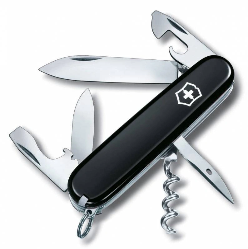 Нож перочинный Victorinox Spartan (1.3603.3) 91мм 12функц. черный карт.коробка — миниатюра 2