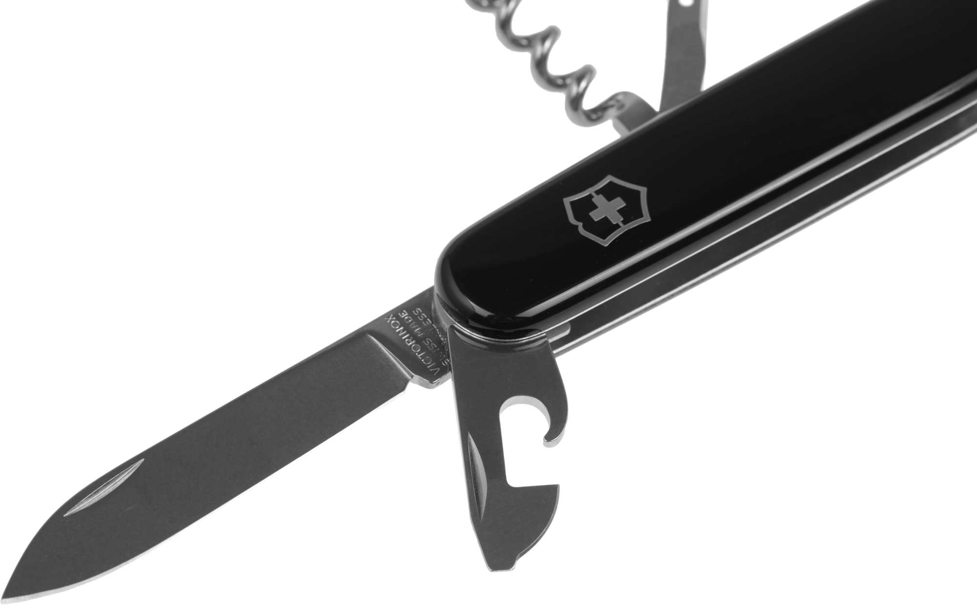 Нож перочинный Victorinox Spartan (1.3603.3) 91мм 12функц. черный карт.коробка — миниатюра 8