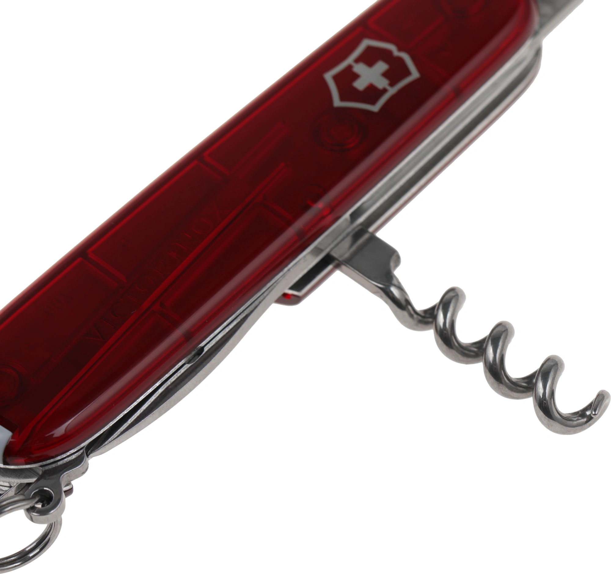 Нож перочинный Victorinox Spartan (1.3603.T) 91мм 12функц. красный полупрозрачный карт.коробка — миниатюра 6