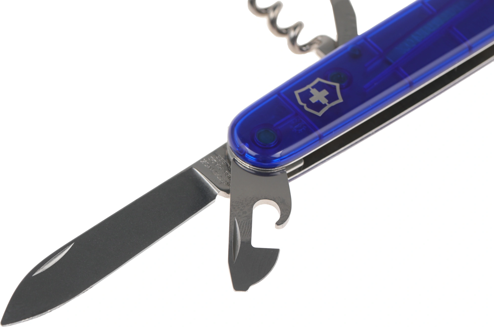 Нож перочинный Victorinox Spartan (1.3603.T2) 91мм 12функц. синий полупрозрачный карт.коробка — миниатюра 7