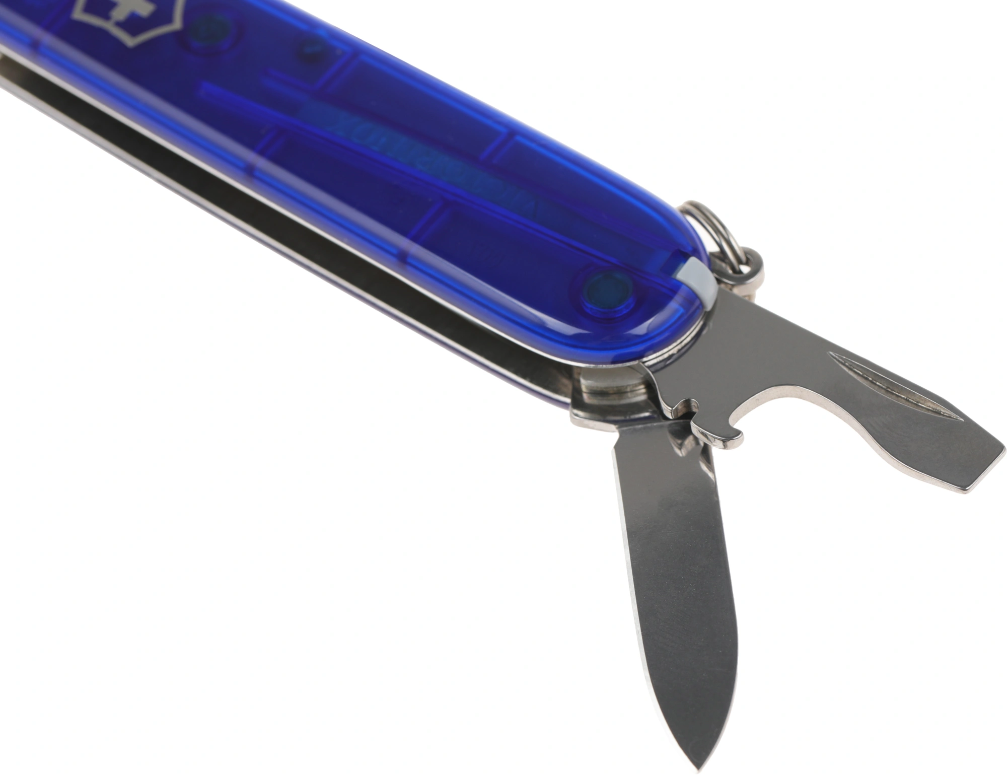 Нож перочинный Victorinox Spartan (1.3603.T2) 91мм 12функц. синий полупрозрачный карт.коробка — миниатюра 8