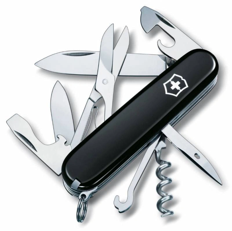 Нож перочинный Victorinox Climber (1.3703.3) 91мм 14функц. черный карт.коробка — фото 1