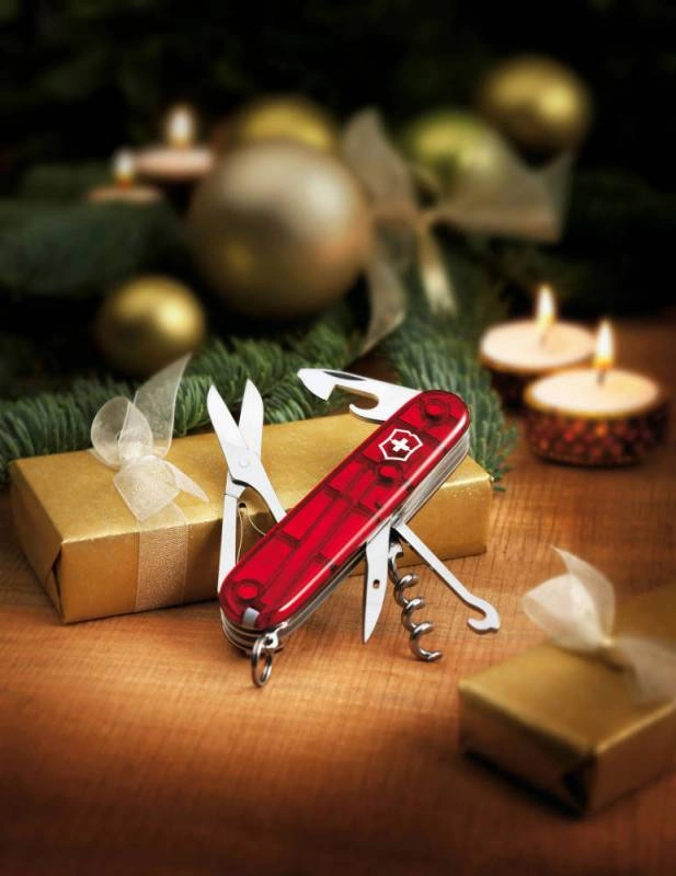 Нож перочинный Victorinox Climber (1.3703.T) 91мм 14функц. красный полупрозрачный карт.коробка — миниатюра 3
