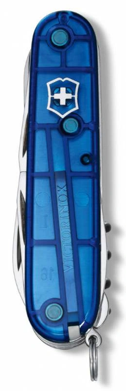 Нож перочинный Victorinox Climber (1.3703.T2) 91мм 14функц. синий полупрозрачный карт.коробка — миниатюра 2