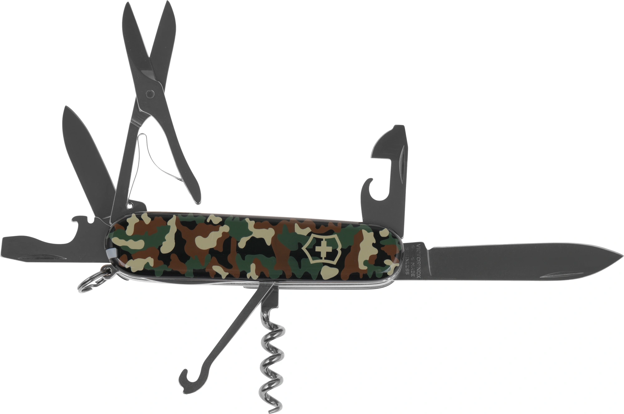Нож перочинный Victorinox Huntsman (1.3713.94) 91мм 15функц. камуфляж карт.коробка — миниатюра 2