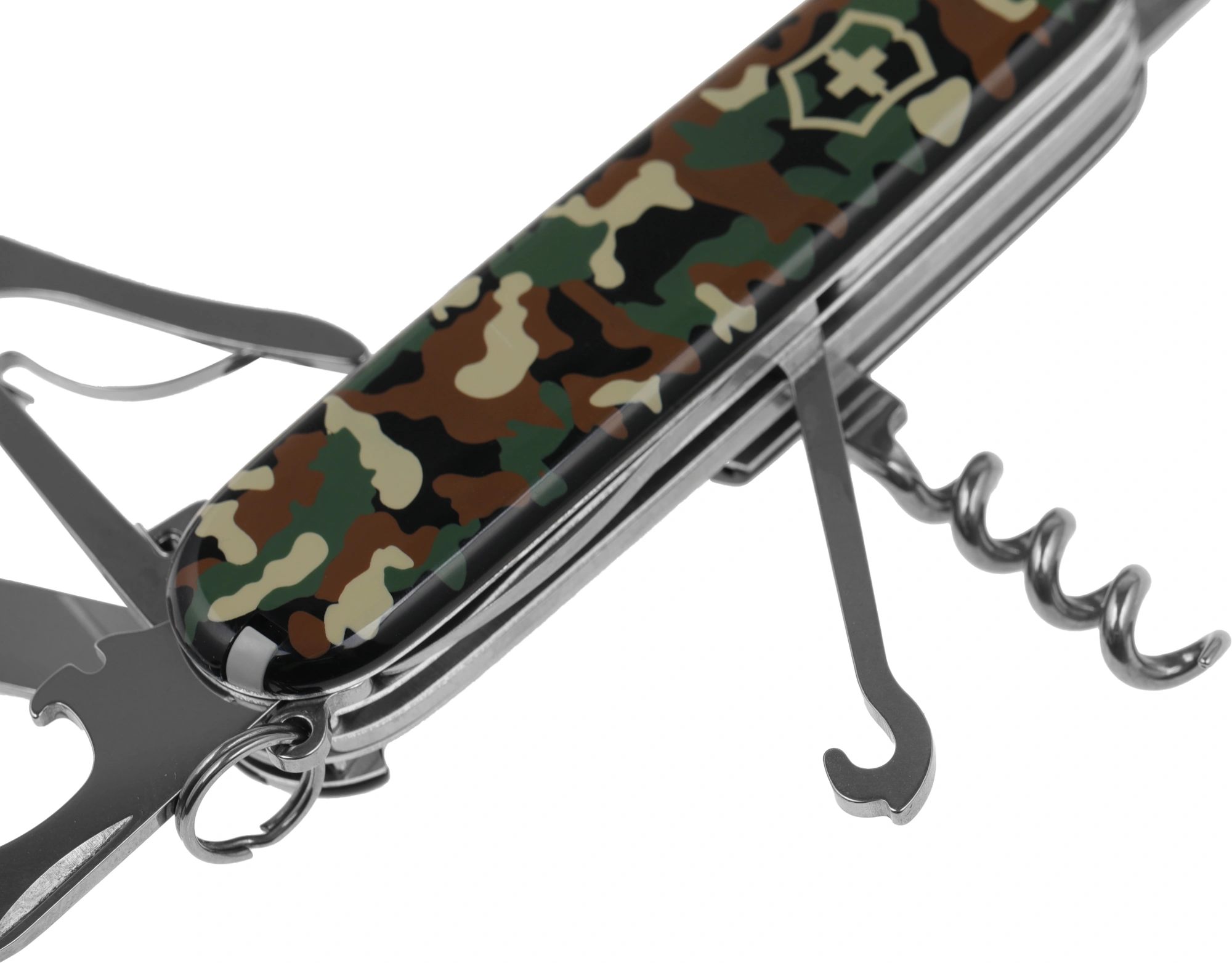 Нож перочинный Victorinox Huntsman (1.3713.94) 91мм 15функц. камуфляж карт.коробка — миниатюра 3