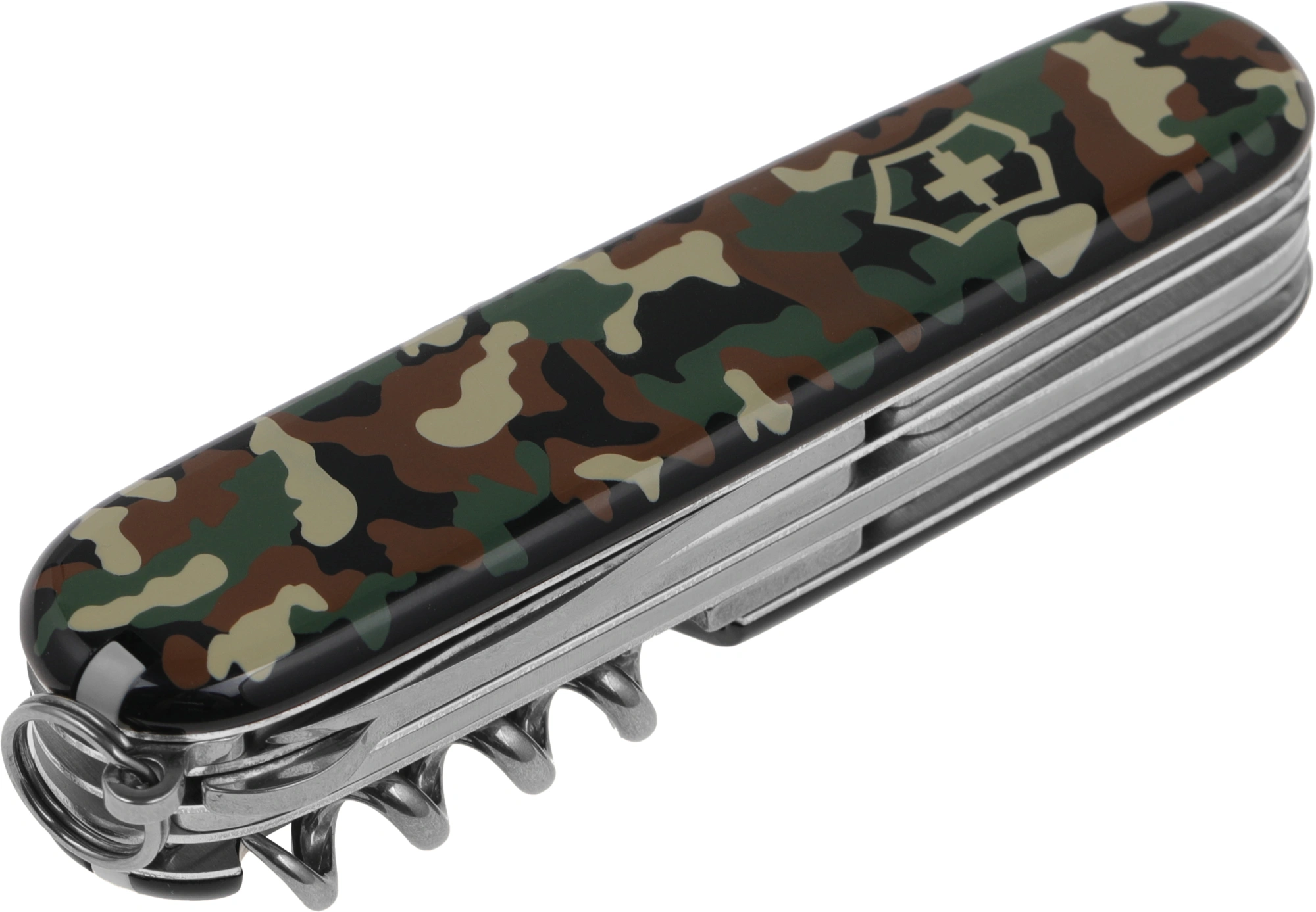 Нож перочинный Victorinox Huntsman (1.3713.94) 91мм 15функц. камуфляж карт.коробка — миниатюра 6