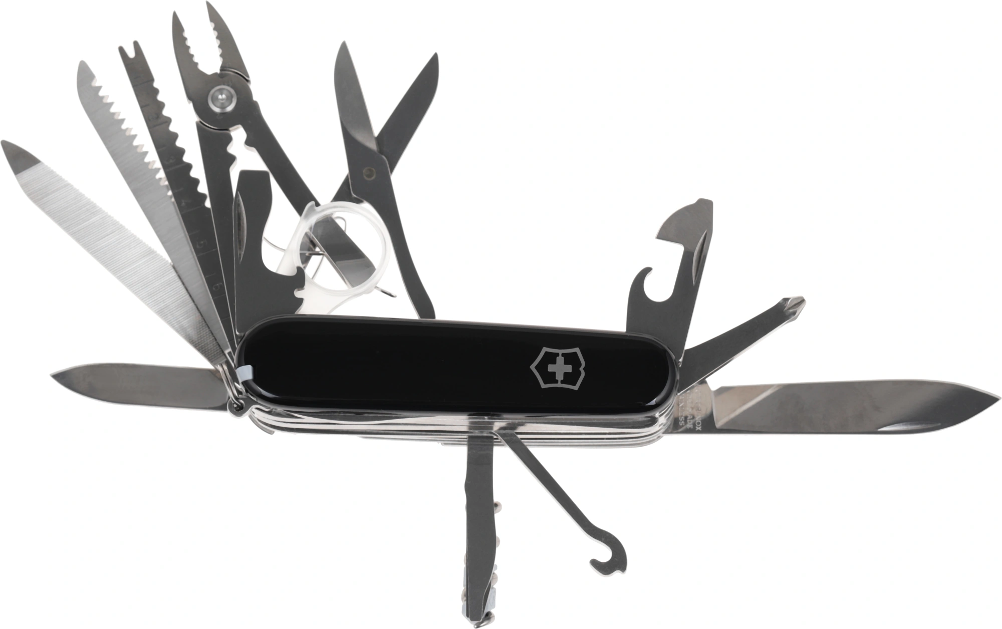 Нож перочинный Victorinox SwissChamp (1.6795.3) 91мм 33функц. черный карт.коробка — миниатюра 6