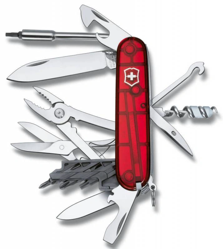 Нож перочинный Victorinox CyberTool M (1.7725.T) 91мм 34функц. красный карт.коробка — фото 1