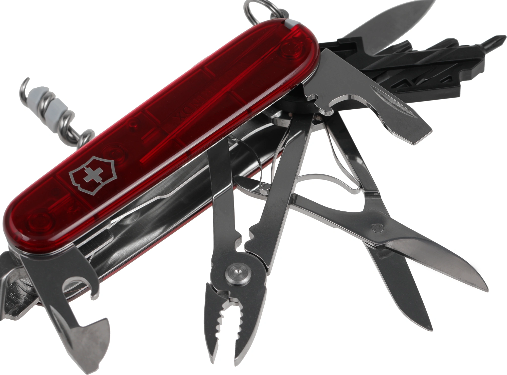 Нож перочинный Victorinox CyberTool M (1.7725.T) 91мм 34функц. красный карт.коробка — миниатюра 9