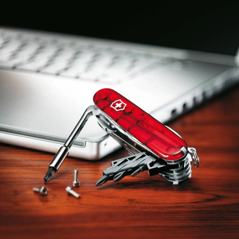 Нож перочинный Victorinox CyberTool M (1.7725.T) 91мм 34функц. красный карт.коробка — миниатюра 4