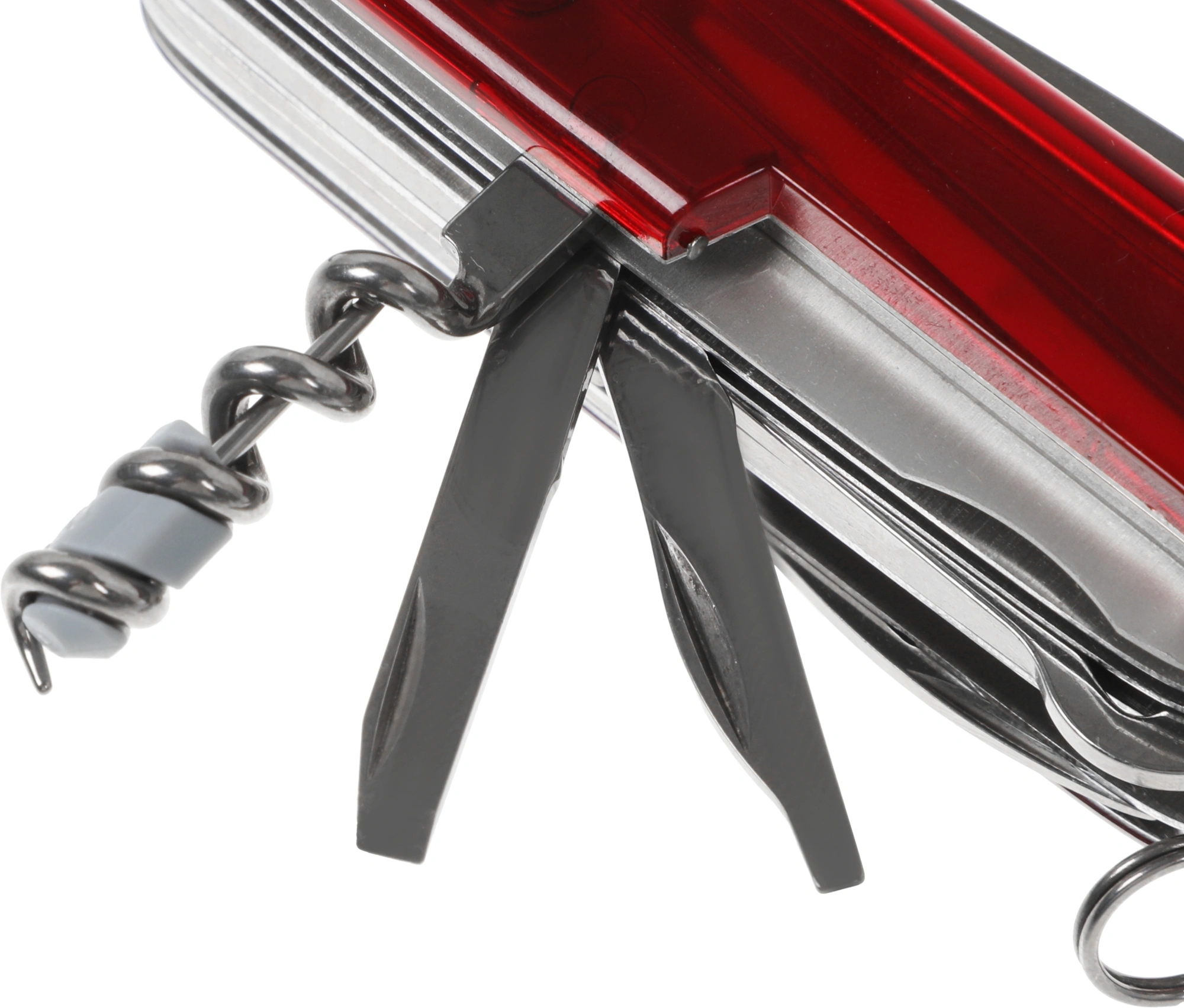 Нож перочинный Victorinox CyberTool L (1.7775.T) 91мм 39функц. красный полупрозрачный карт.коробка — миниатюра 6