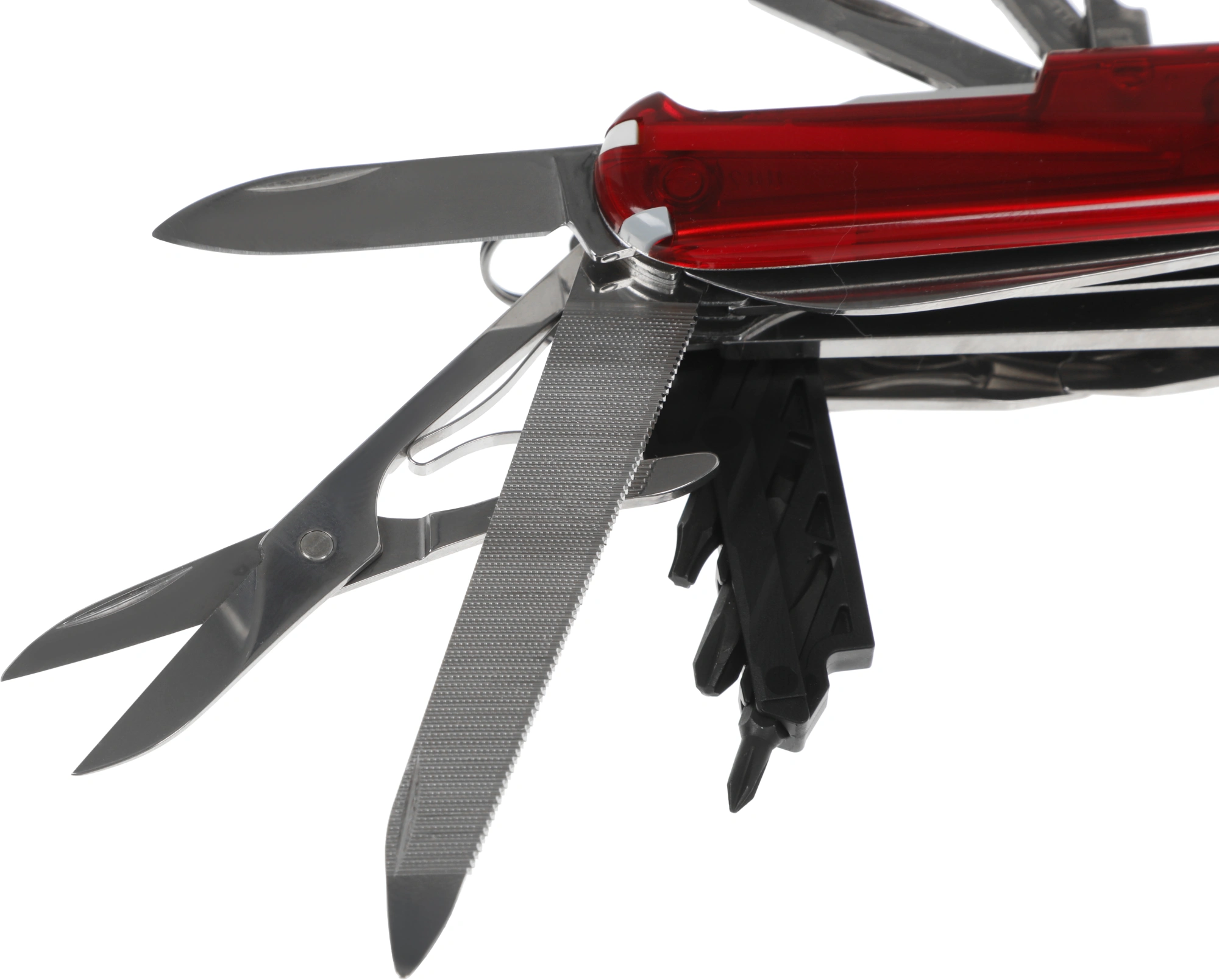 Нож перочинный Victorinox CyberTool L (1.7775.T) 91мм 39функц. красный полупрозрачный карт.коробка — миниатюра 5
