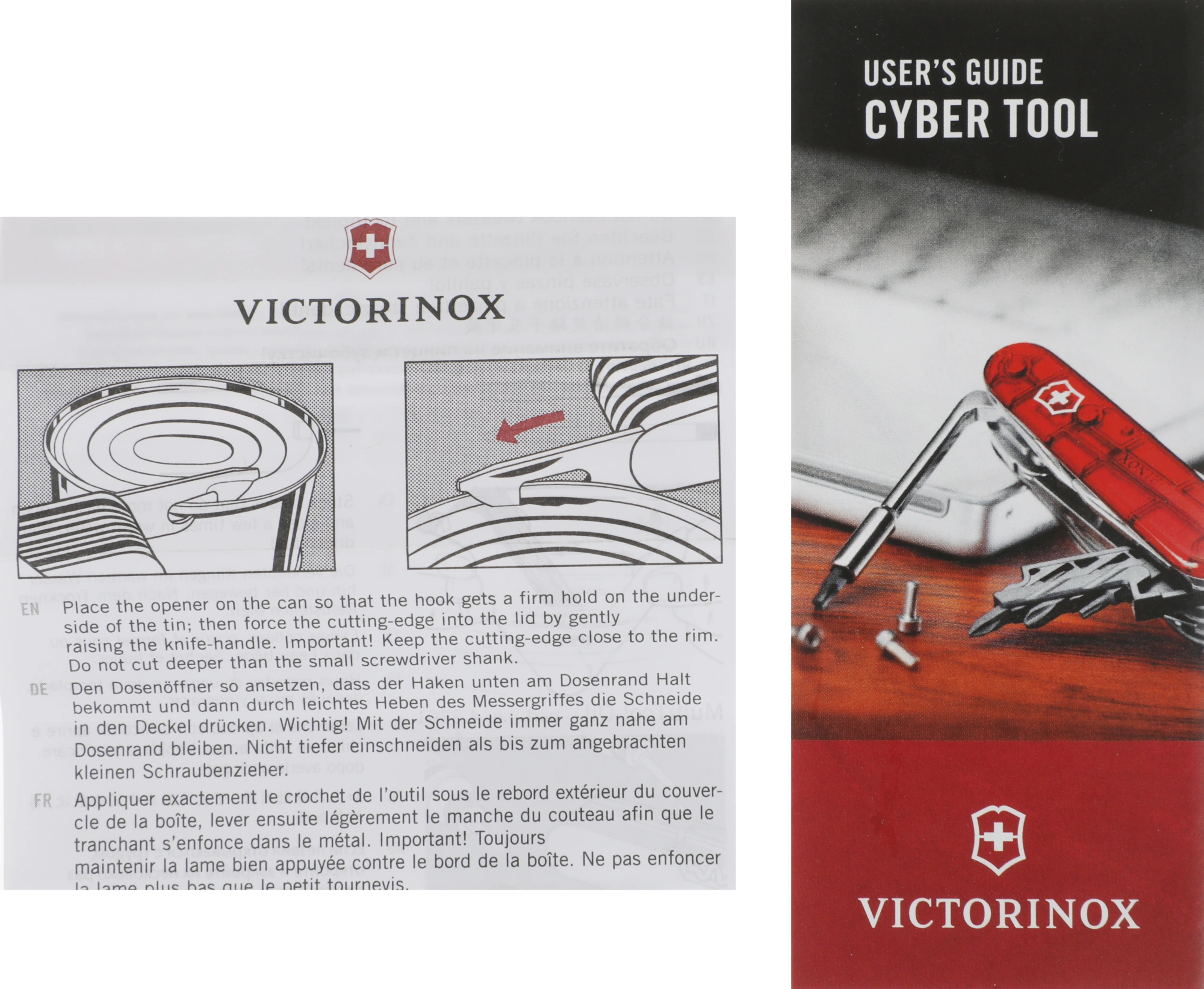 Нож перочинный Victorinox CyberTool L (1.7775.T) 91мм 39функц. красный полупрозрачный карт.коробка — миниатюра 10