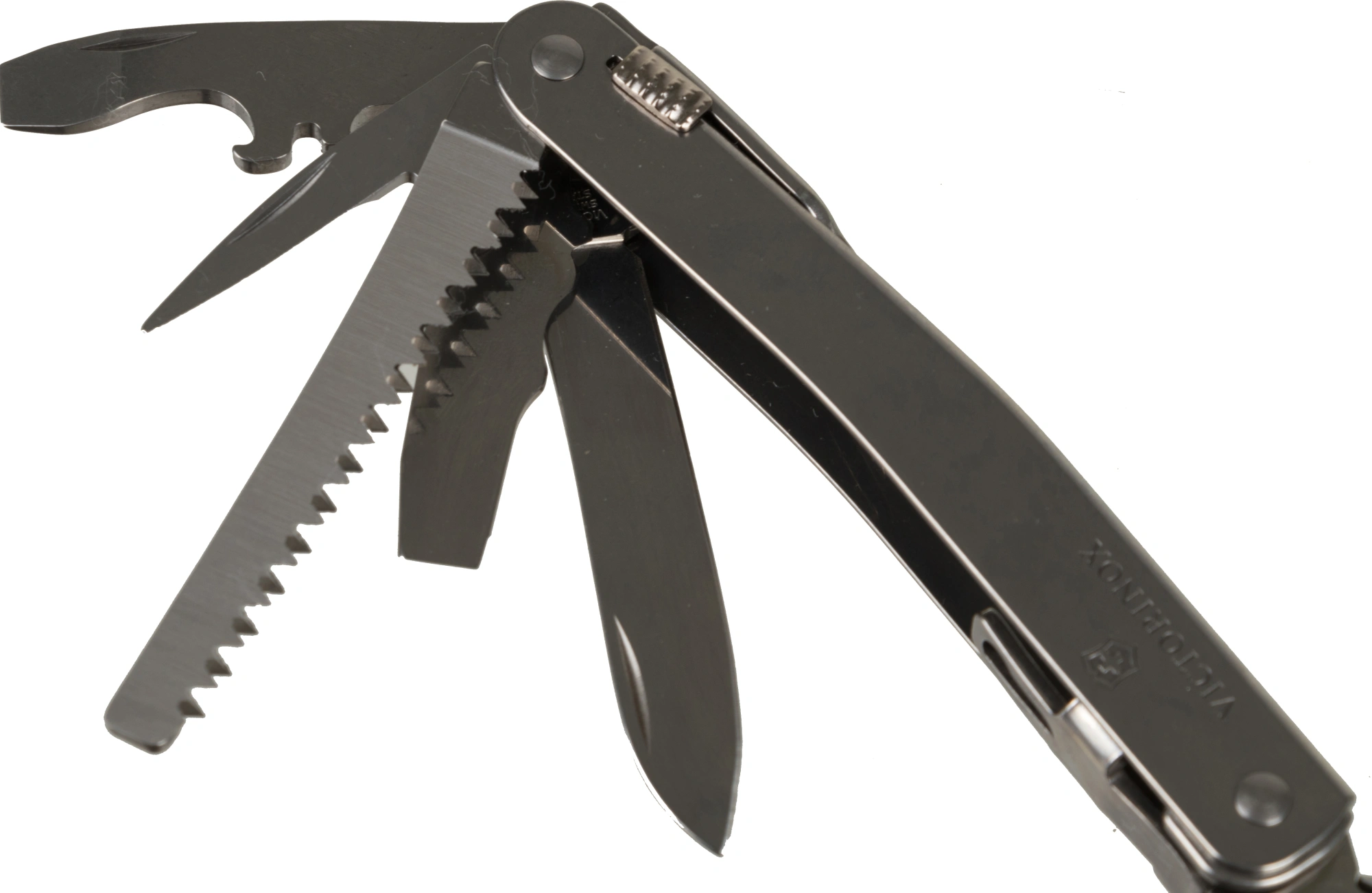 Мультитул Victorinox SwissTool Spirit X (3.0224.L) 105мм 24функц. чехол кожаный серебристый карт.коробка — миниатюра 5