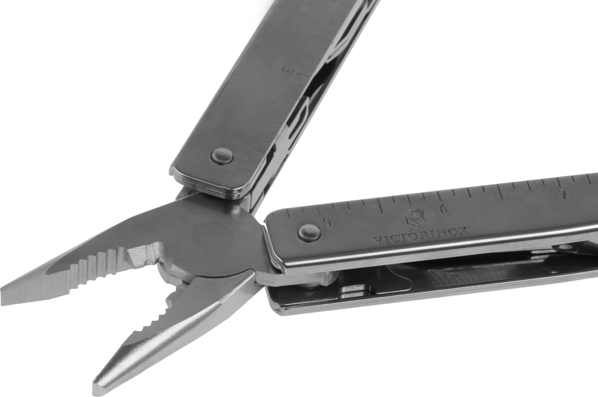 Мультитул Victorinox SwissTool X Plus Ratchet (3.0339.L) 115мм 39функц. мини-отвертка/штопор/набор бит/удлинитель/чехол кожаный серебристый карт.коробка — миниатюра 8