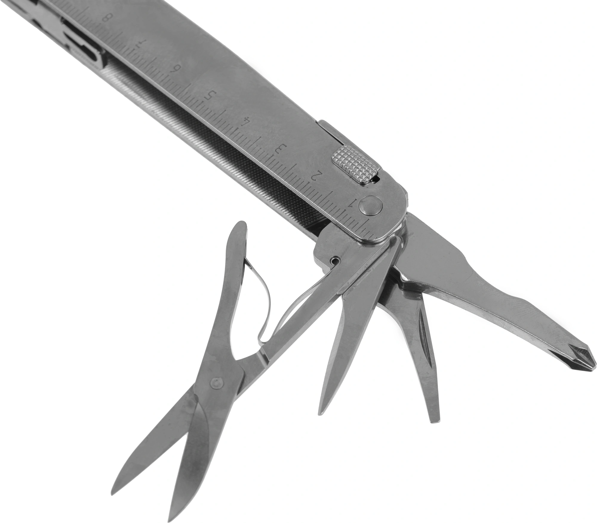 Мультитул Victorinox SwissTool X Plus Ratchet (3.0339.L) 115мм 39функц. мини-отвертка/штопор/набор бит/удлинитель/чехол кожаный серебристый карт.коробка — миниатюра 11