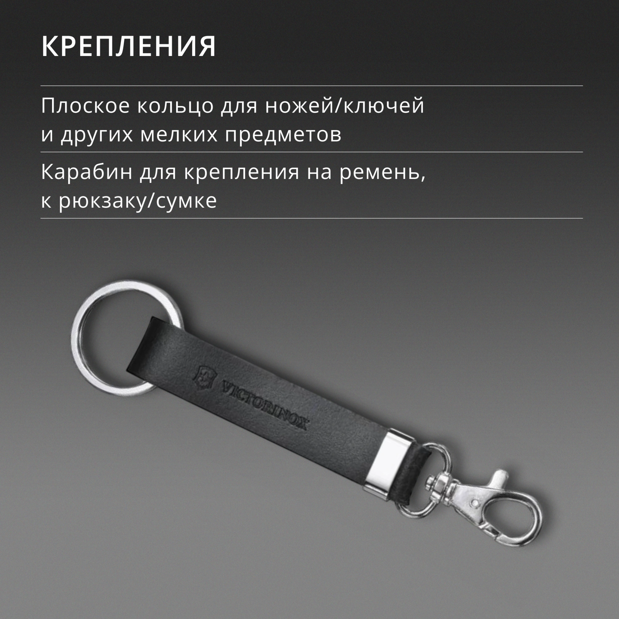 Подвеска для ремня Victorinox 4.1853 черный 70мм блистер — миниатюра 4