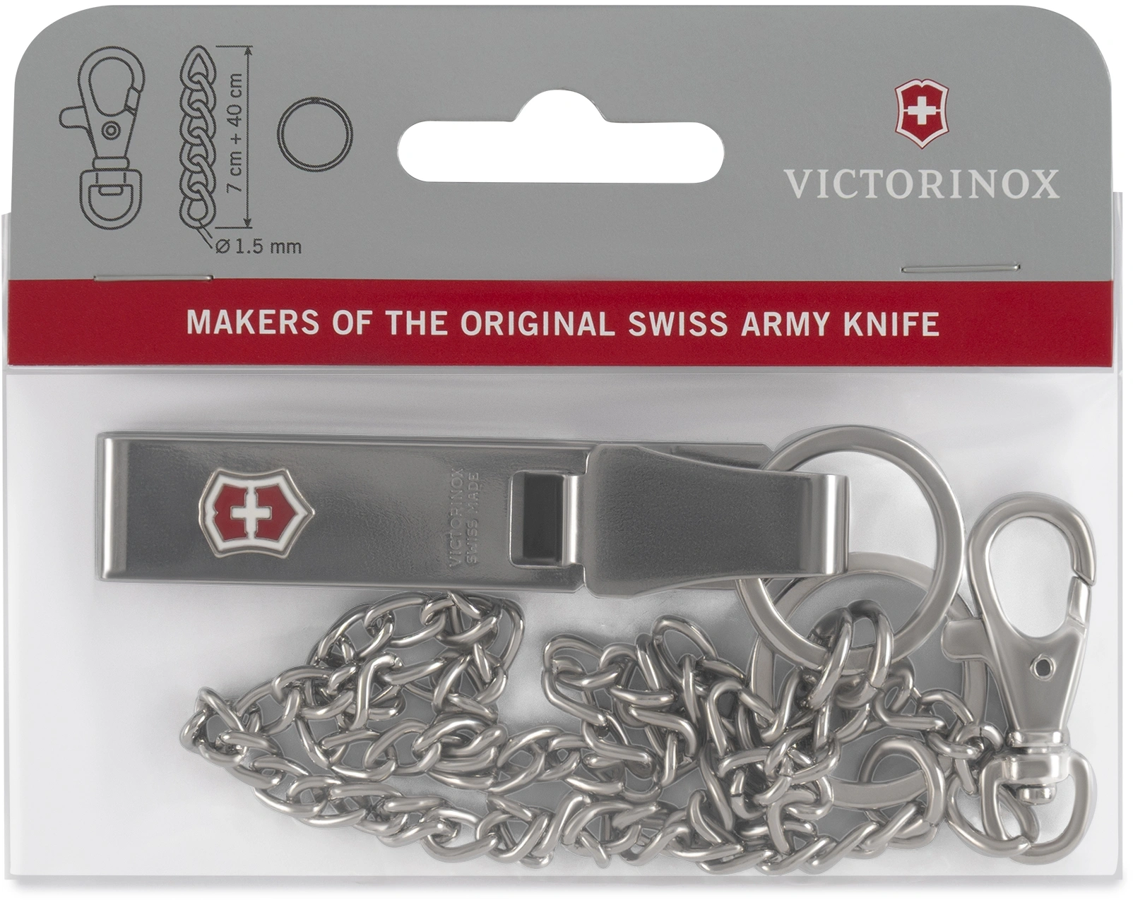 Подвеска для ремня Victorinox 4.1860 серебристый блистер — миниатюра 6