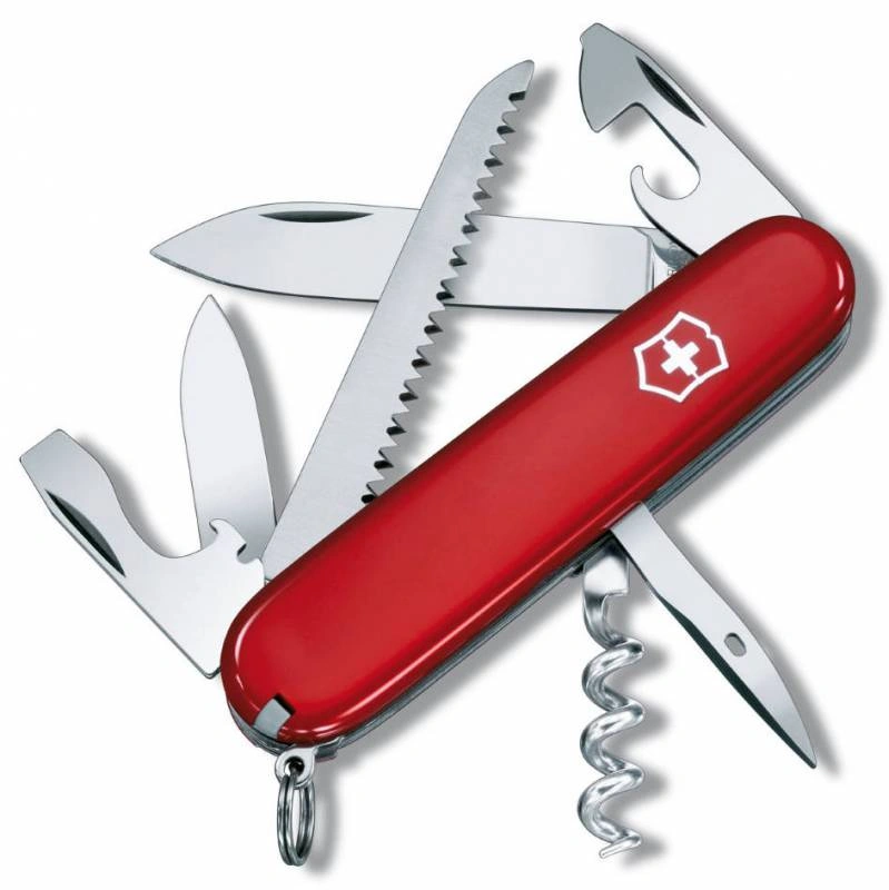 Нож перочинный Victorinox Camper (1.3613) 91мм 13функц. красный карт.коробка — фото 1