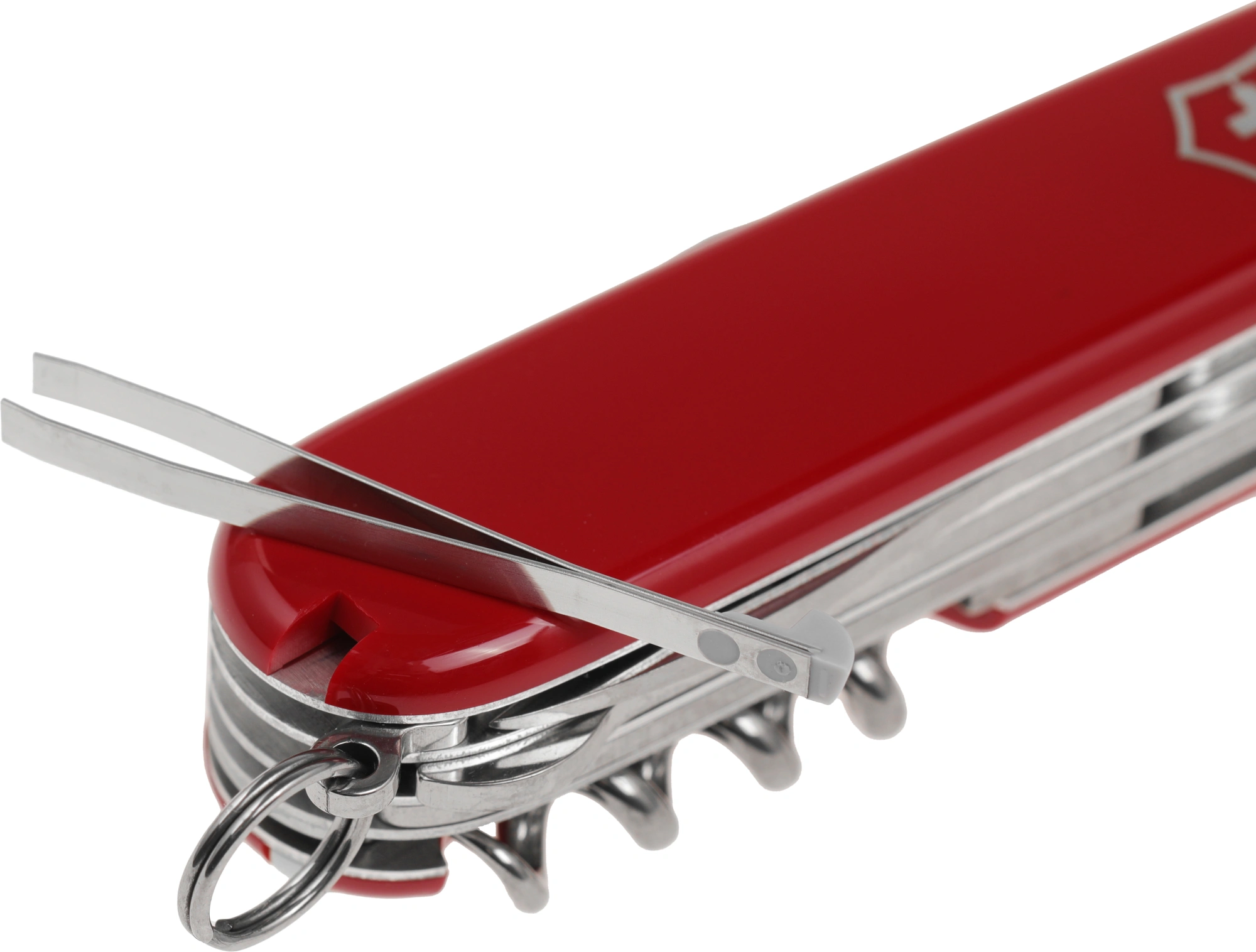 Нож перочинный Victorinox Huntsman (1.3713) 91мм 15функц. красный карт.коробка — миниатюра 4