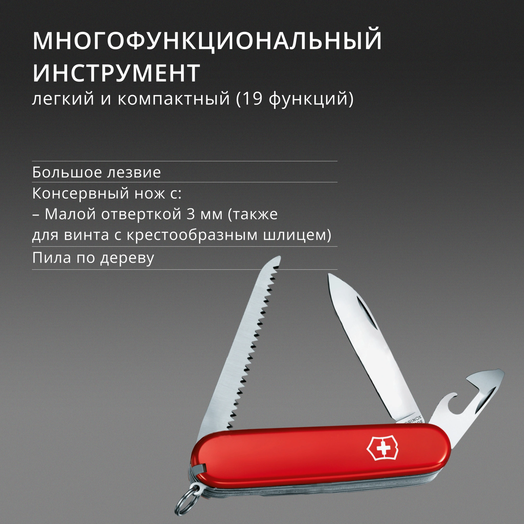 Нож перочинный Victorinox Handyman (1.3773) 91мм 24функц. красный карт.коробка — миниатюра 13