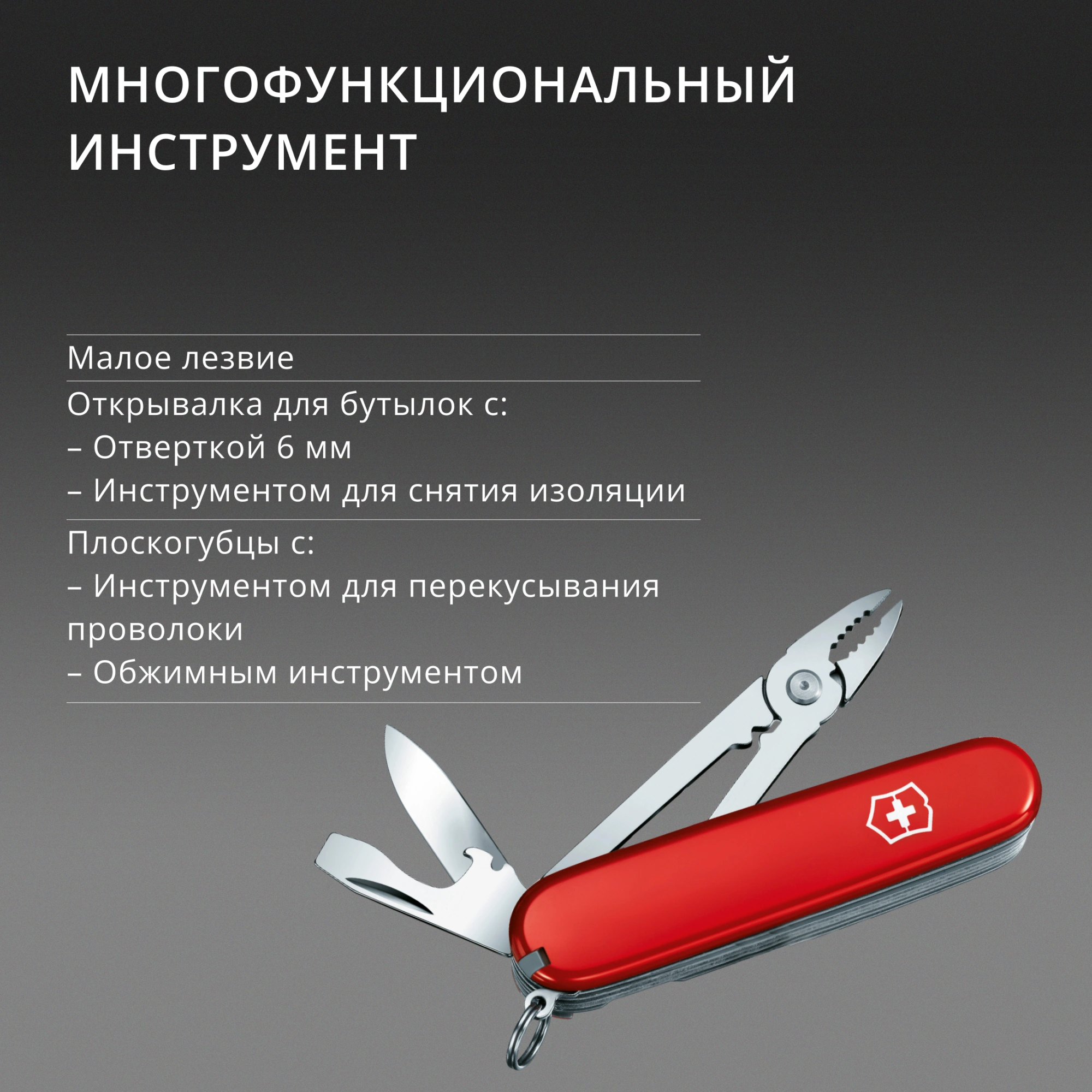 Нож перочинный Victorinox Handyman (1.3773) 91мм 24функц. красный карт.коробка — миниатюра 14