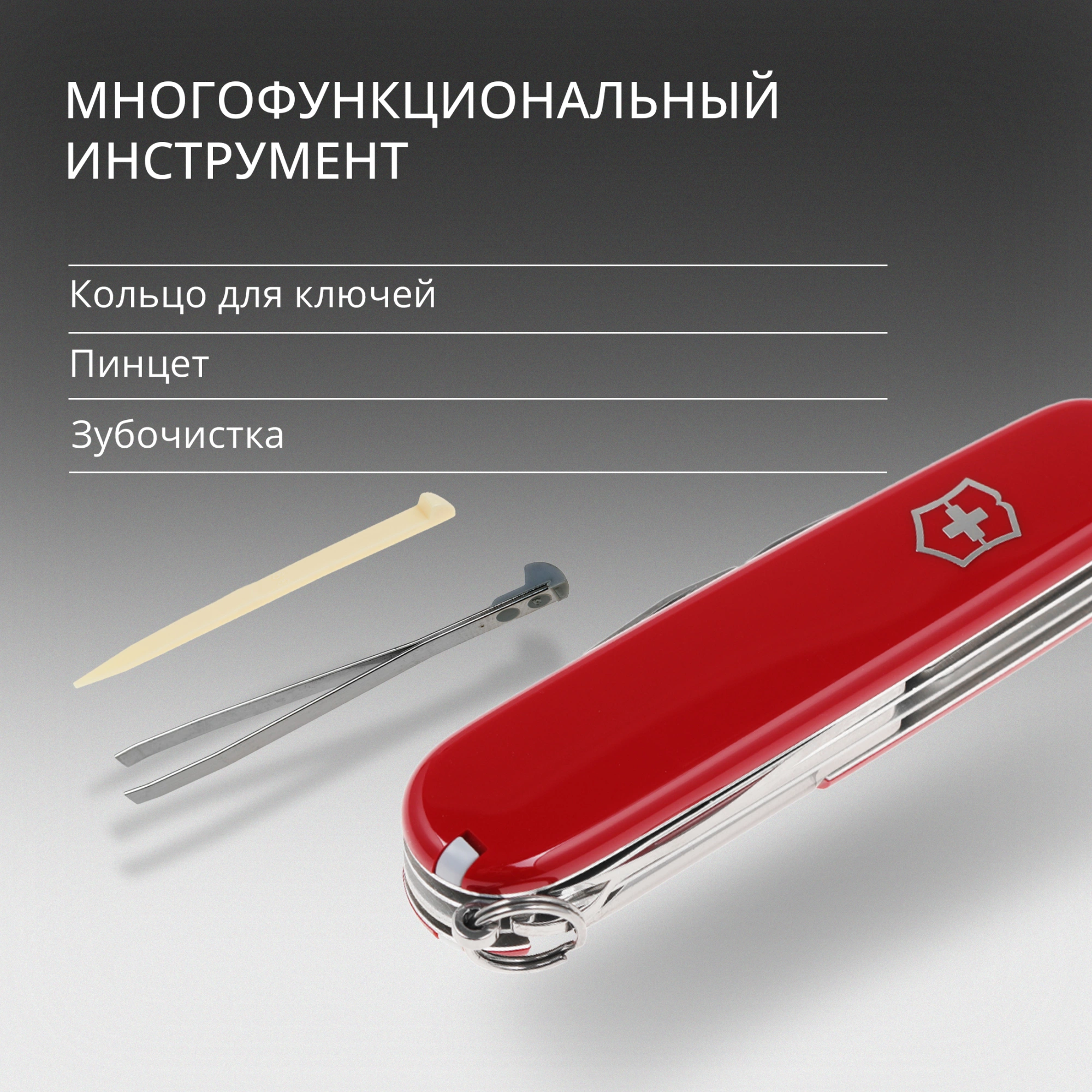 Нож перочинный Victorinox Super Tinker (1.4703) 91мм 14функц. красный карт.коробка — миниатюра 16