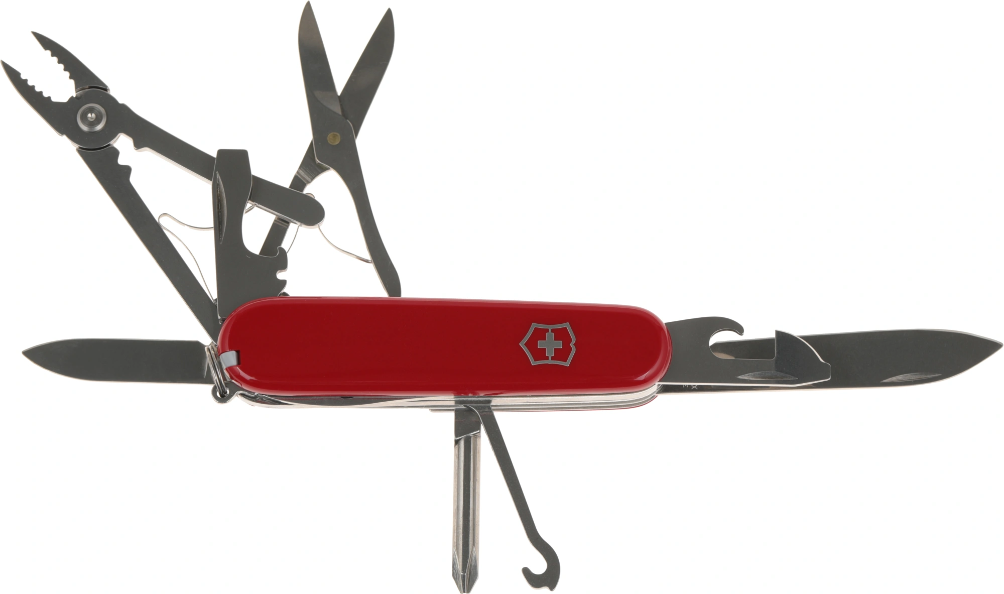 Нож перочинный Victorinox Deluxe Tinker (1.4723) 91мм 17функц. красный карт.коробка — миниатюра 6