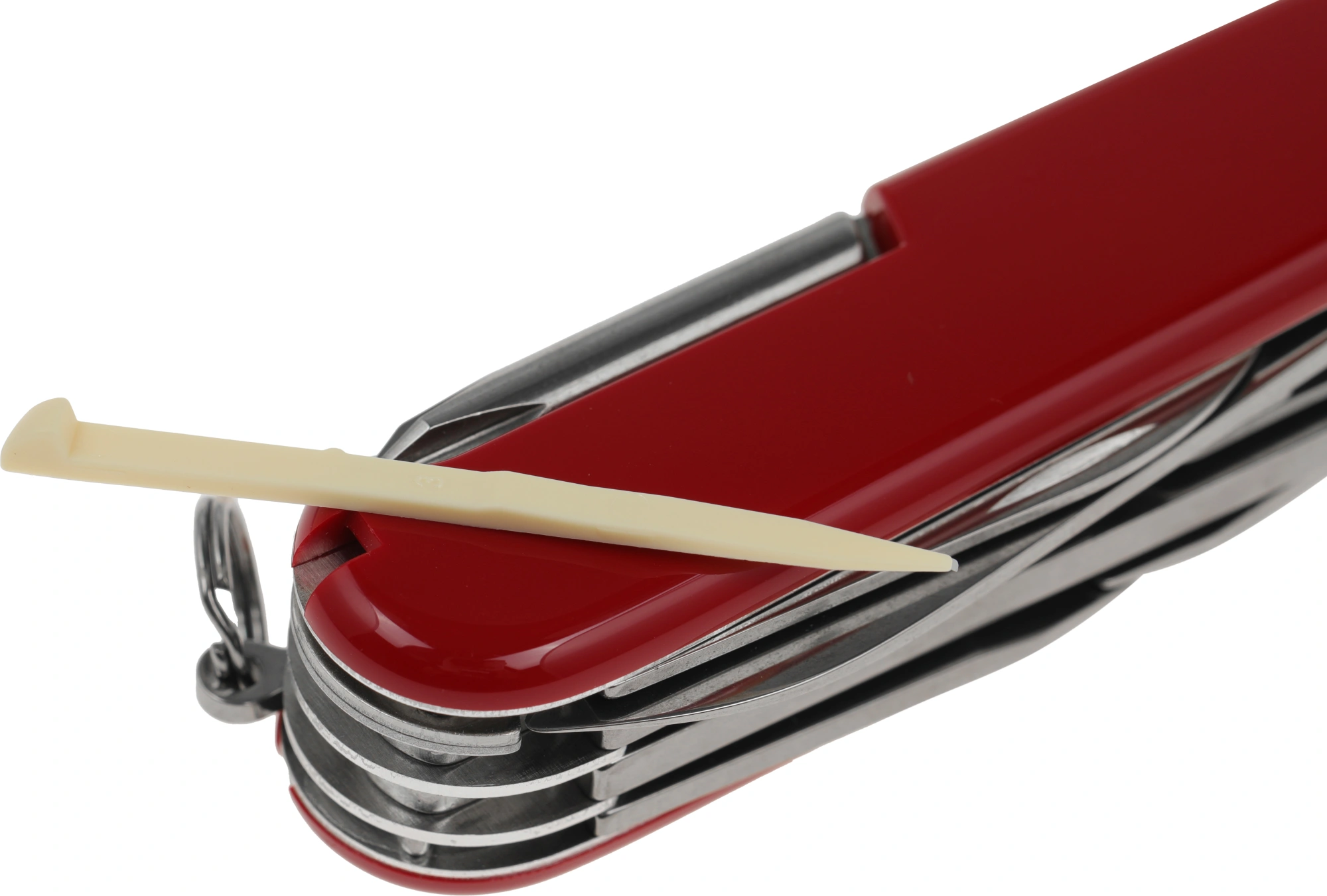 Нож перочинный Victorinox Deluxe Tinker (1.4723) 91мм 17функц. красный карт.коробка — миниатюра 5