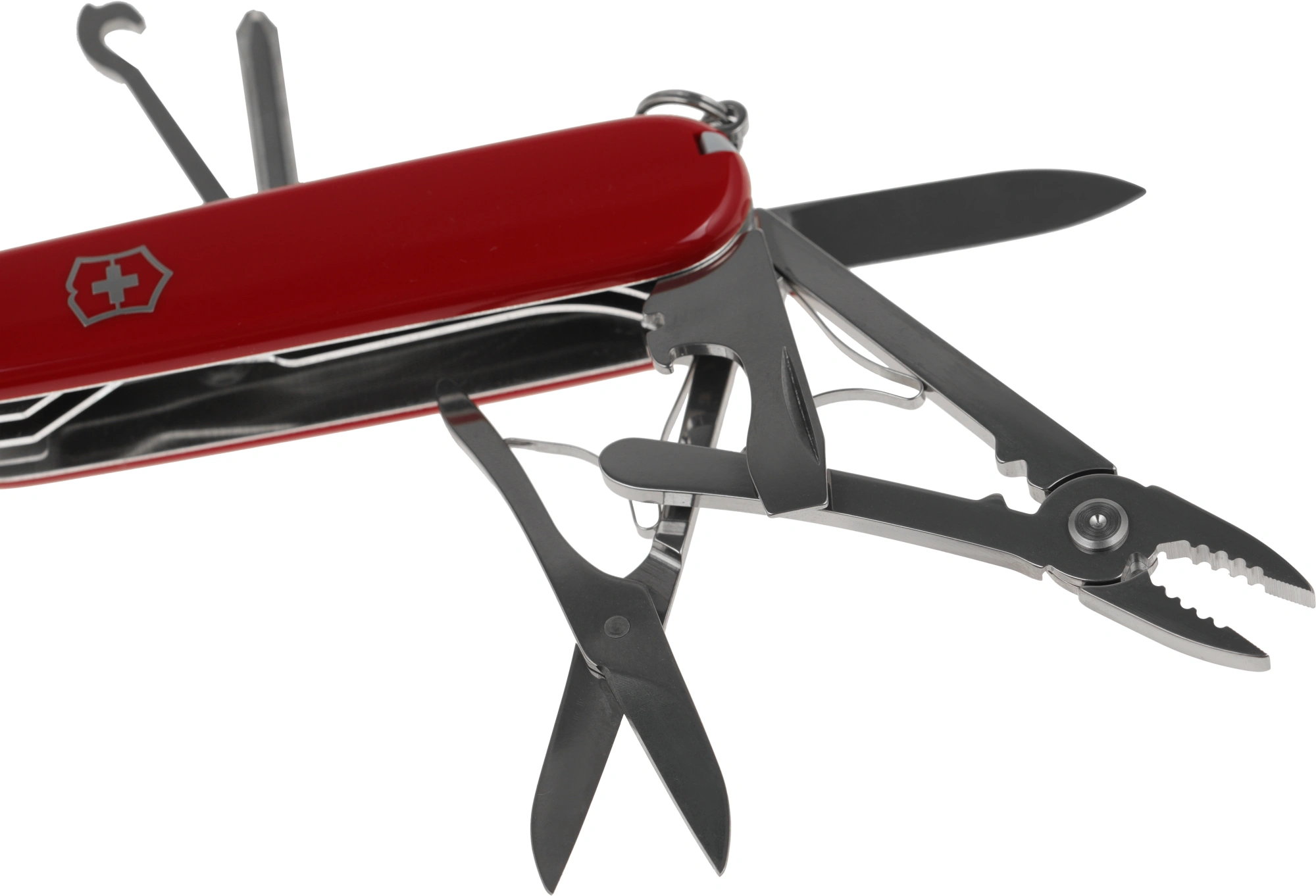 Нож перочинный Victorinox Deluxe Tinker (1.4723) 91мм 17функц. красный карт.коробка — миниатюра 7