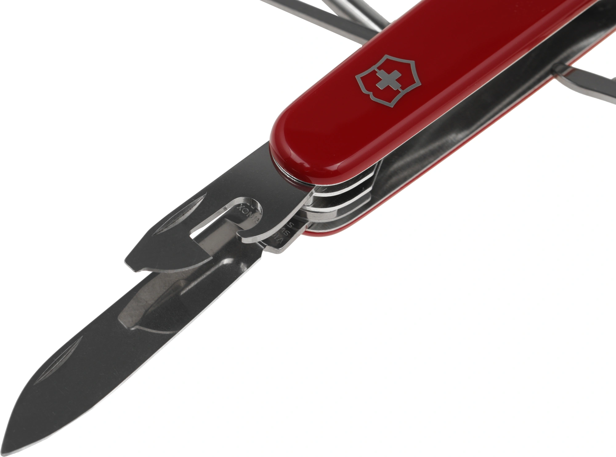 Нож перочинный Victorinox Deluxe Tinker (1.4723) 91мм 17функц. красный карт.коробка — миниатюра 8