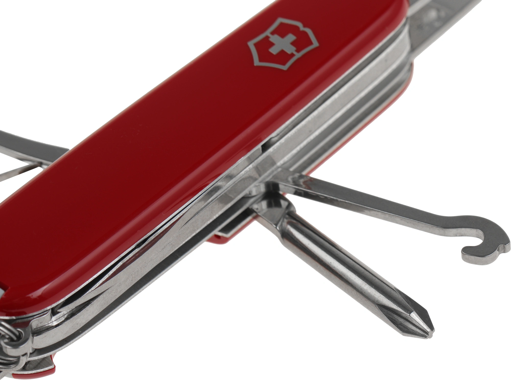 Нож перочинный Victorinox Deluxe Tinker (1.4723) 91мм 17функц. красный карт.коробка — миниатюра 9