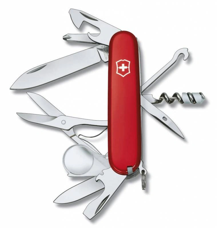 Нож перочинный Victorinox Explorer (1.6703) 91мм 16функц. красный карт.коробка — фото 1