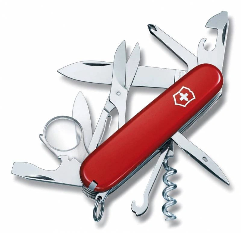 Нож перочинный Victorinox Explorer (1.6703) 91мм 16функц. красный карт.коробка — миниатюра 2