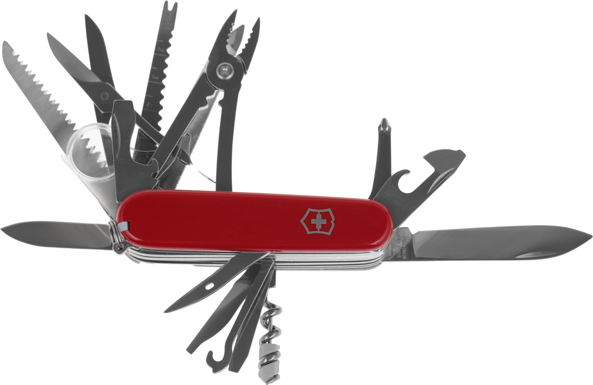 Нож перочинный Victorinox SwissChamp (1.6795) 91мм 33функц. красный карт.коробка — миниатюра 7