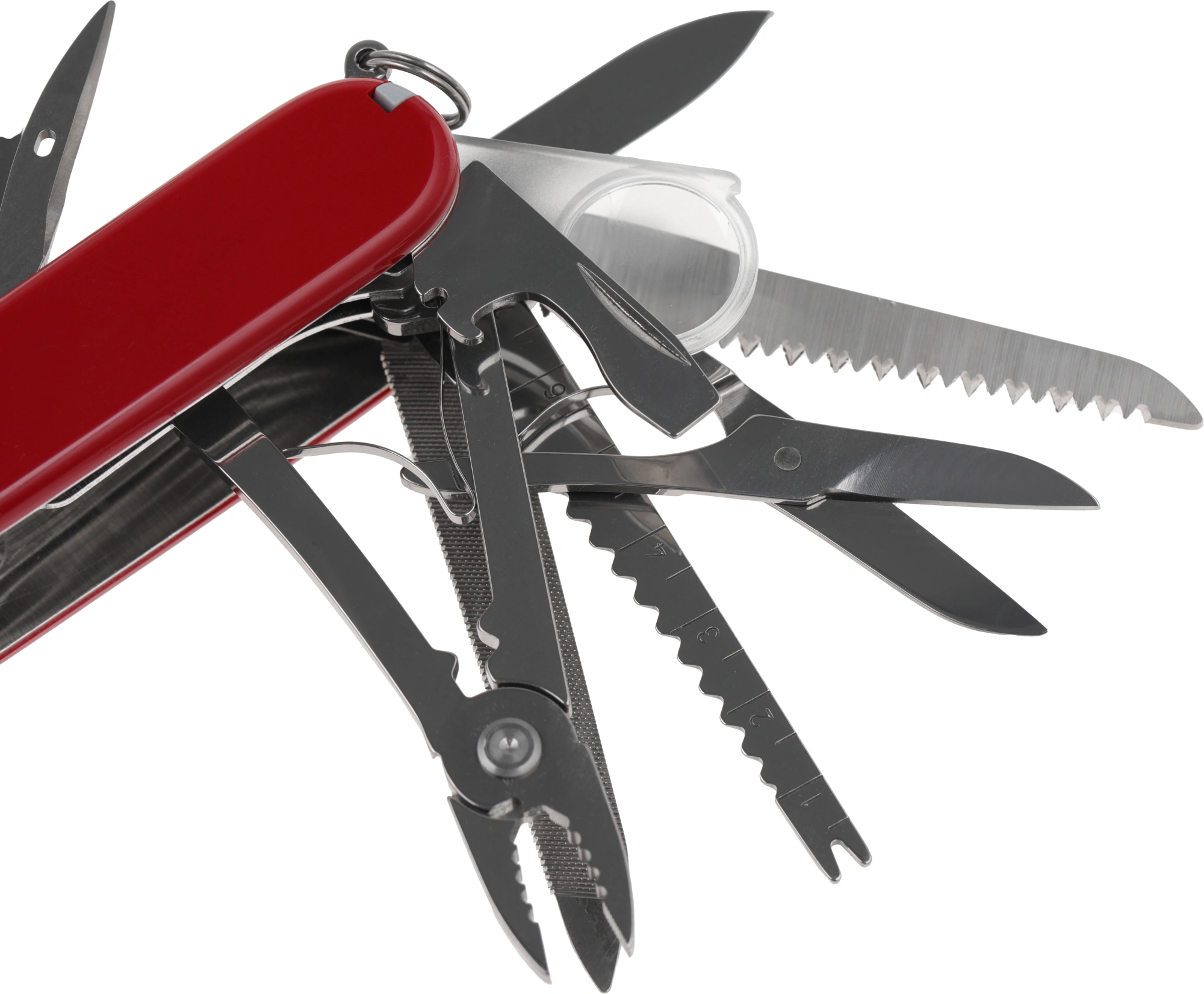 Нож перочинный Victorinox SwissChamp (1.6795) 91мм 33функц. красный карт.коробка — миниатюра 9
