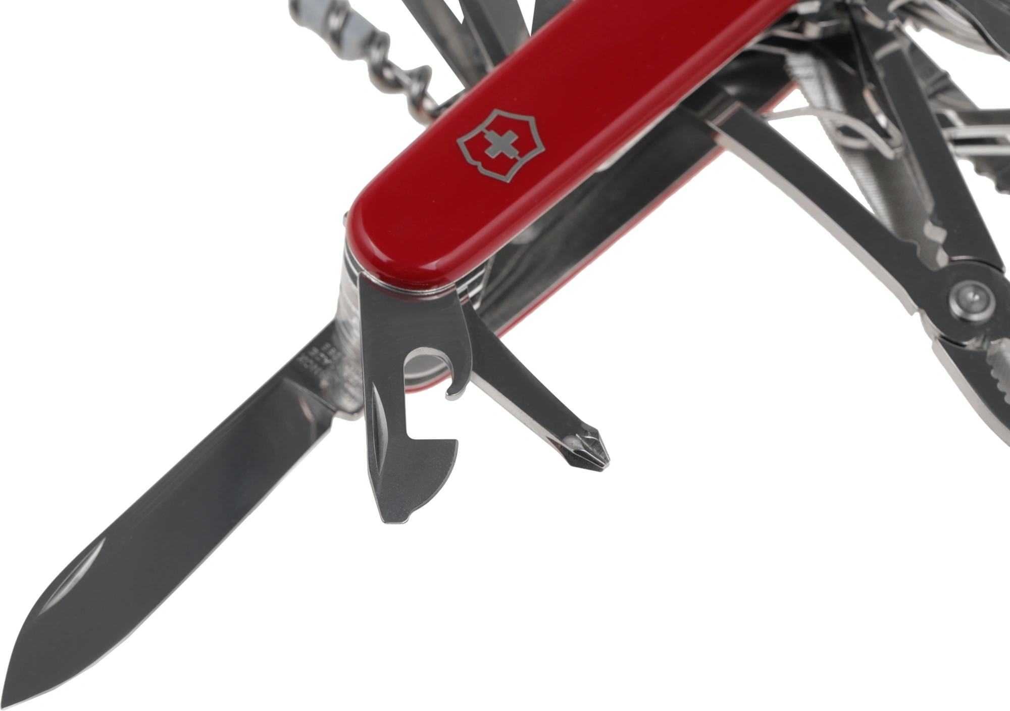 Нож перочинный Victorinox SwissChamp (1.6795) 91мм 33функц. красный карт.коробка — миниатюра 10