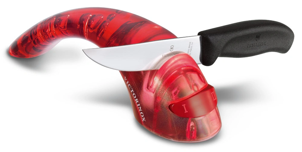 Точилка Victorinox Ceramic для кухонных ножей красный полупрозрачный (7.8721) — миниатюра 3