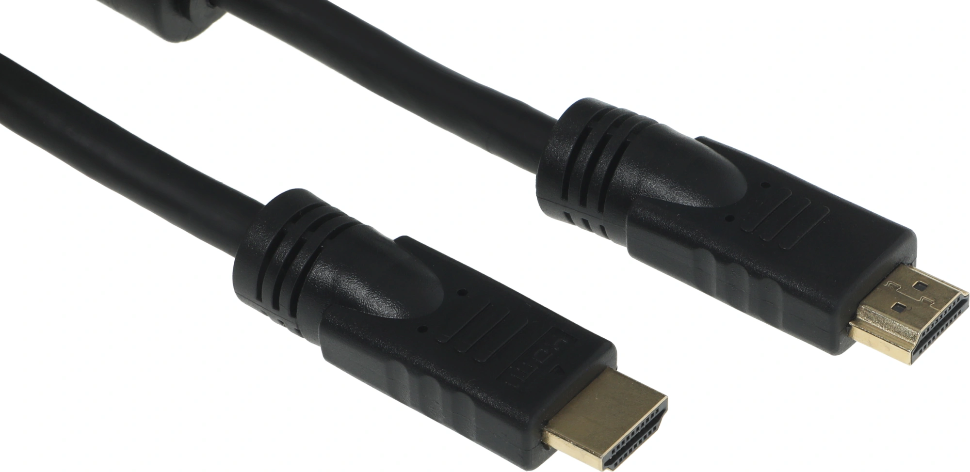 Кабель аудио-видео Ningbo HDMI (m)/HDMI (m) 20м. позолоч.конт. черный — миниатюра 3