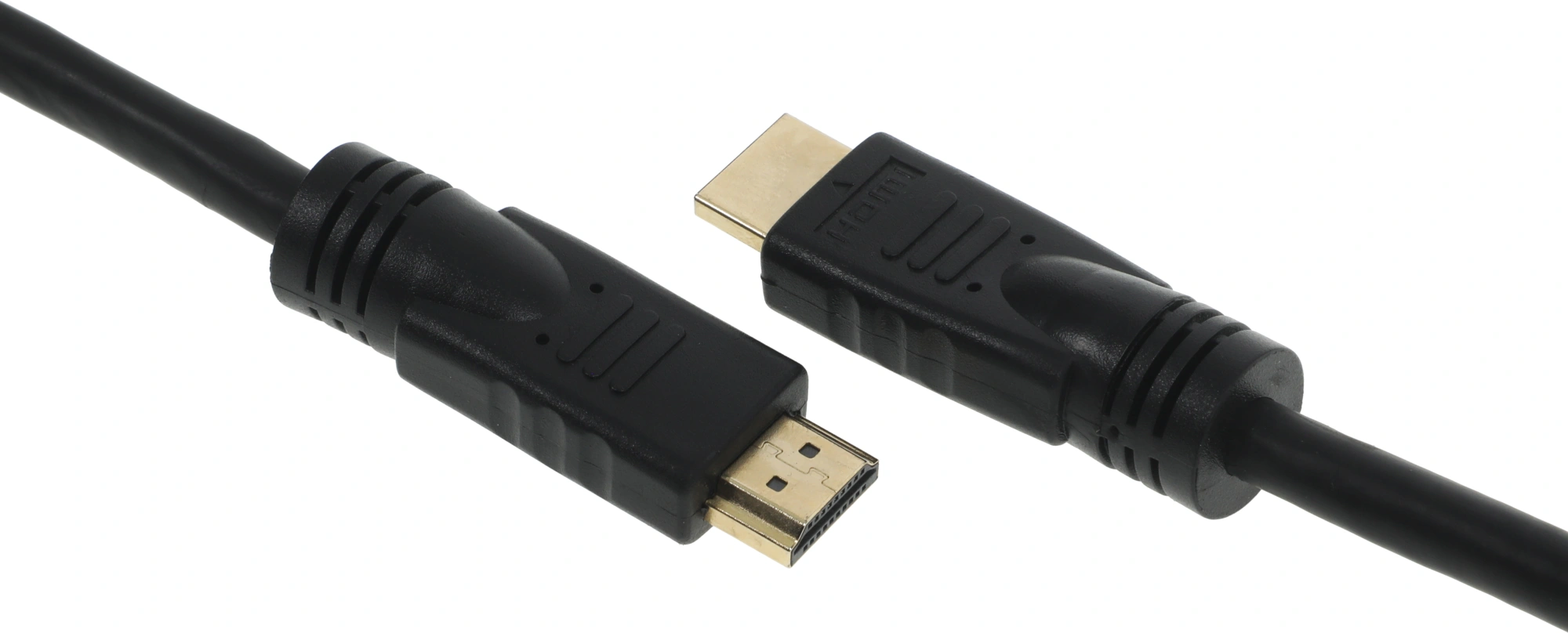 Кабель аудио-видео Ningbo HDMI (m)/HDMI (m) 20м. позолоч.конт. черный — миниатюра 4