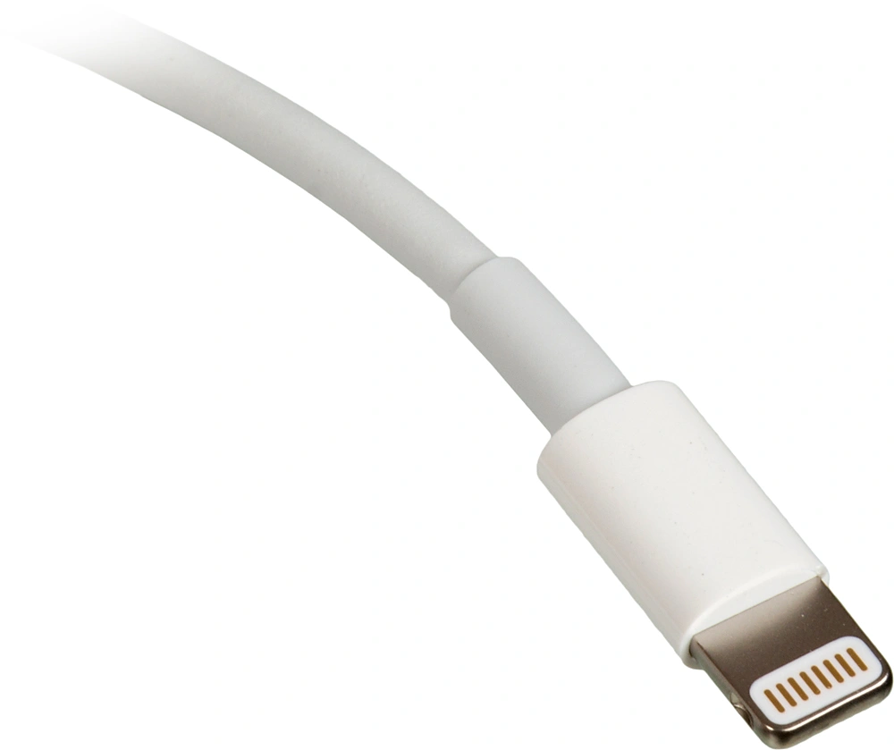 Кабель Apple A1510 MD819ZM/A USB (m)-Lightning (m) 2м белый — миниатюра 2